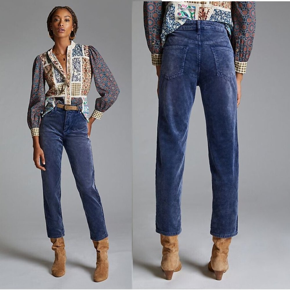 Anthropologie Pilcro The Vintage Straight Corduroy Pants